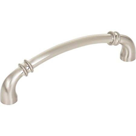 Jeffrey Alexander 128 mm Center-to-Center Satin Nickel Marie Cabinet Pull 445-128SN
